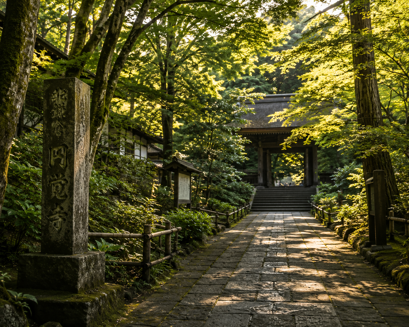 緑と歴史を感じる北鎌倉