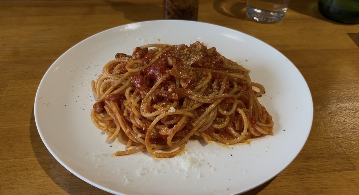 かど屋のトマト系パスタ