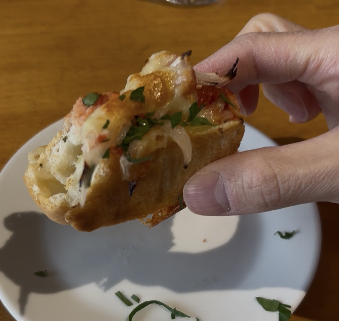 ブルスケッタを実食