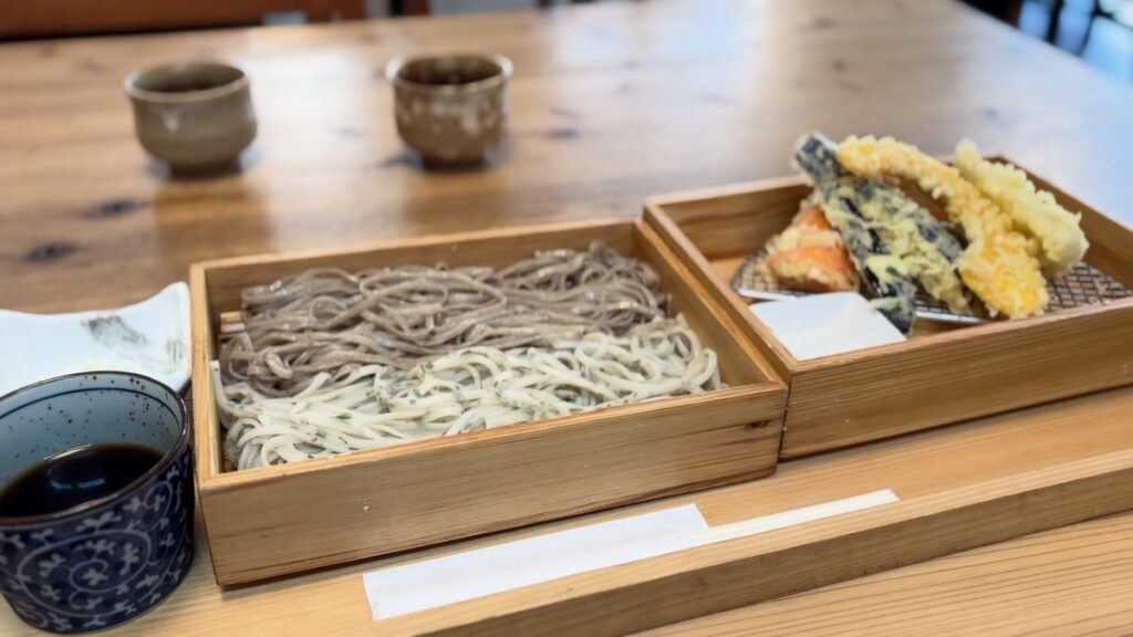 北鎌倉の日本料理 古古でいただいた蕎麦と天ぷらの膳