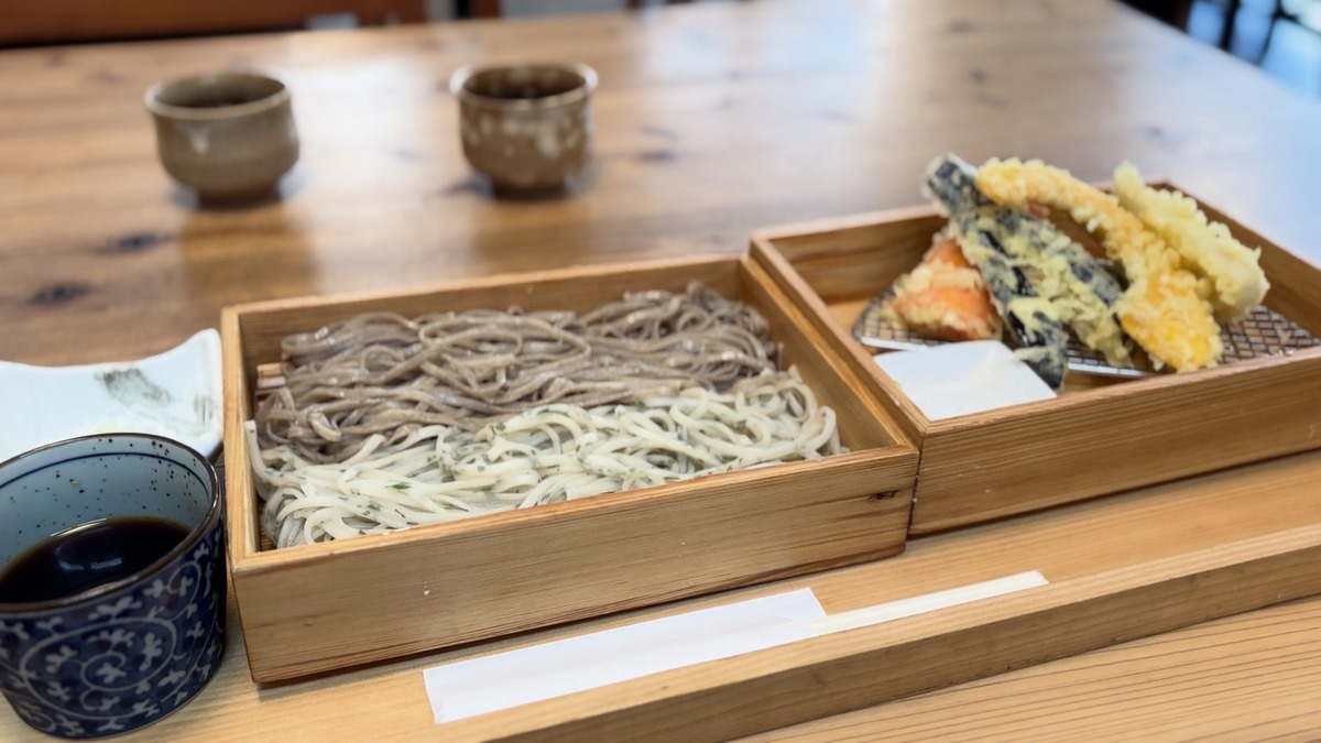 北鎌倉の日本料理 古古でいただいた蕎麦と天ぷらの膳