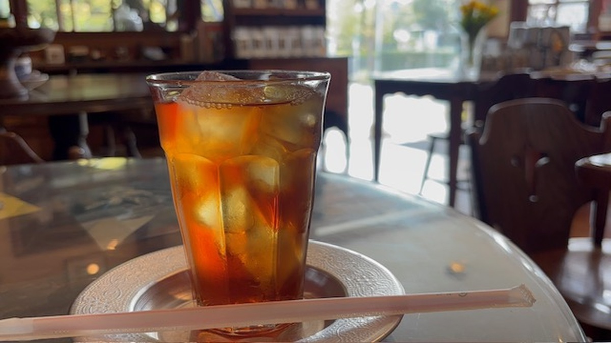 ブンブン紅茶店で訪問時にいただいたアイスティー